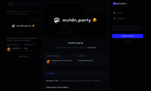 Mstdn.party thumbnail