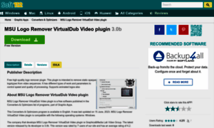 Msu-logo-remover-virtualdub-video-plugin.soft112.com thumbnail