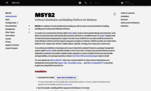Msys2.org thumbnail