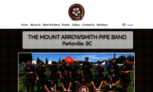 Mtarrowsmithpipeband.ca thumbnail