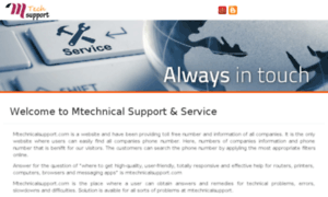 Mtechnicalsupport.com thumbnail