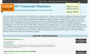 Mtfinancialplanners.com thumbnail