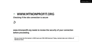 Mtnonprofit.org thumbnail