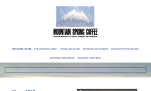 Mtspringcoffee.com thumbnail