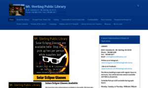 Mtsterlingpubliclibrary.org thumbnail