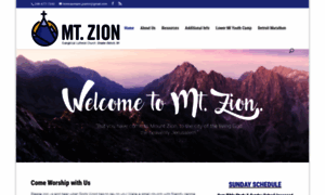 Mtzionlutheran.info thumbnail