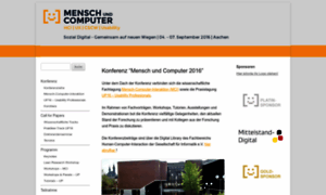 Muc2016.mensch-und-computer.de thumbnail