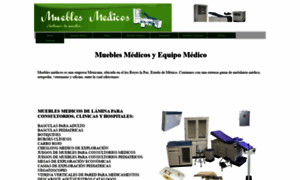 Mueblesmedicos.mx thumbnail