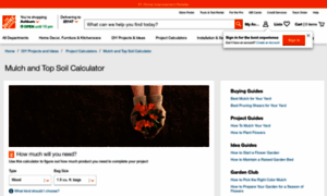 Mulch-calculator.homedepot.com thumbnail