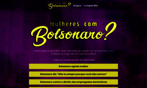 Mulherescombolsonaro.com thumbnail