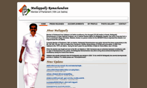 Mullappallyramachandran.com thumbnail