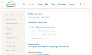 Multicar.esure.com thumbnail