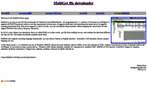 Multiget.sourceforge.net thumbnail