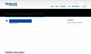 Multiple-find-and-replace.windows10compatible.com thumbnail