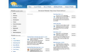 Multiple-time-zone-clock.winsite.com thumbnail
