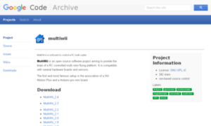 Multiwii.googlecode.com thumbnail