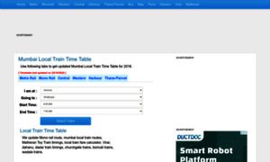 Mumbailocaltraintimetable.net thumbnail