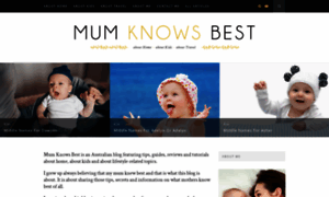 Mumknowsbest.com.au thumbnail