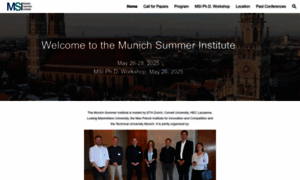 Munich-summer-institute.org thumbnail