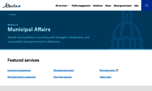 Municipalaffairs.gov.ab.ca thumbnail