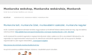 Munkaruhabolt.wordpress.com thumbnail