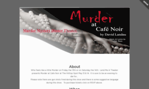 Murderatcafenoirderry.splashthat.com thumbnail