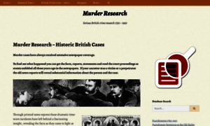 Murderresearch.com thumbnail