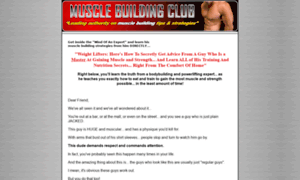 Musclebuildingclub.com thumbnail