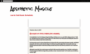 Musclesymmetry.blogspot.com thumbnail