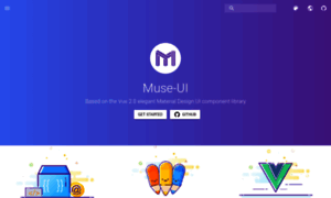 Muse-ui.org thumbnail