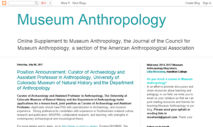 Museumanthropology.blogspot.com thumbnail