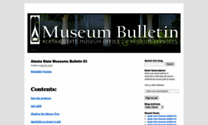 Museumbulletin.wordpress.com thumbnail