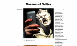 Museumofselfies.tumblr.com thumbnail