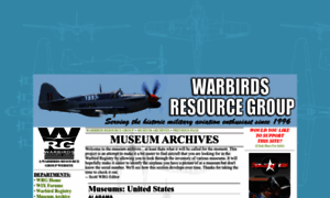 Museums.warbirdsresourcegroup.org thumbnail