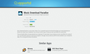 Music-download-paradise.apportal.co thumbnail