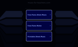 Music-for-teachers.com thumbnail