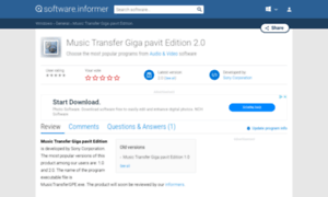 Music-transfer-giga-pavit-edition.software.informer.com thumbnail
