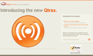 Music.qtrax.com thumbnail