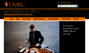 Music.umbc.edu thumbnail