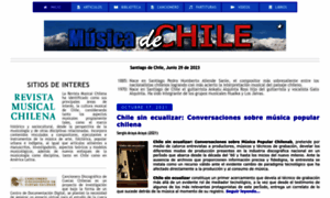 Musicadechile.org thumbnail