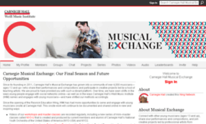 Musicalexchange.carnegiehall.org thumbnail