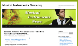 Musicalinstrumentsnews.org thumbnail