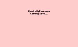 Musicallypink.com thumbnail