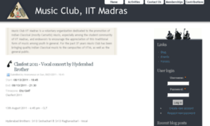 Musicclub.iitm.ac.in thumbnail