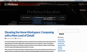 Musiced.presonus.com thumbnail