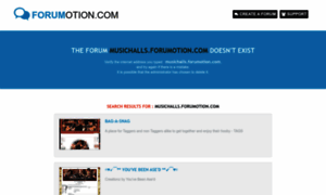 Musichalls.forumotion.com thumbnail
