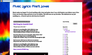 Musiclyricsmartiloves.blogspot.com thumbnail