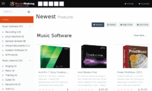 Musicmaking-software.com thumbnail