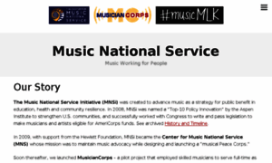 Musicnationalservice.org thumbnail