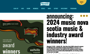 Musicnovascotia.ca thumbnail